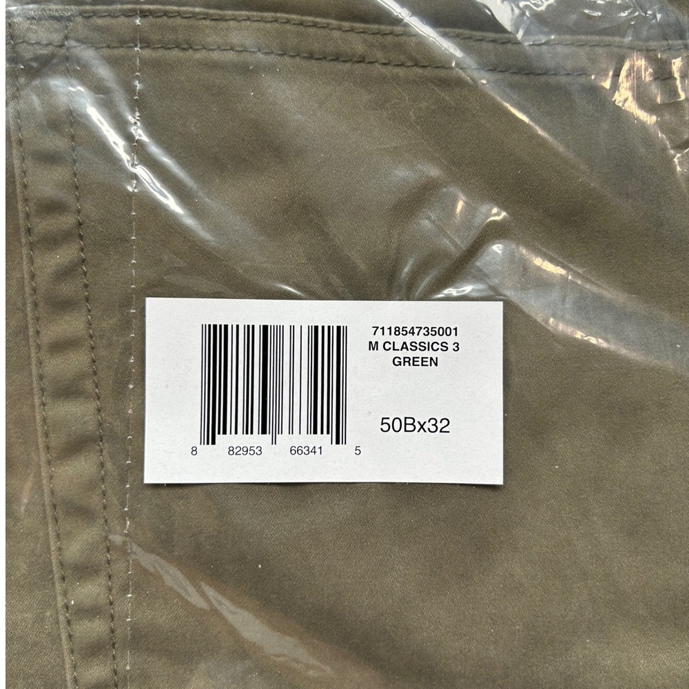 Polo Ralph Lauren Mens Classic Fit Stretch Pants Olive Green 50x32 NWT 50B 50G - Picture 11 of 12